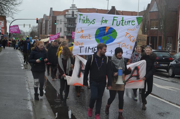 Demo Fridays for Future in Heide