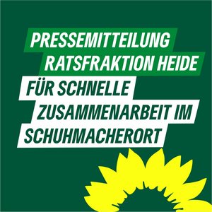 Pressemitteilung Grüne Ratsfraktion in Heide