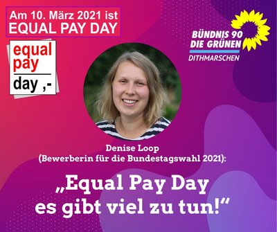 Equal Pay Day am 10. März 2021