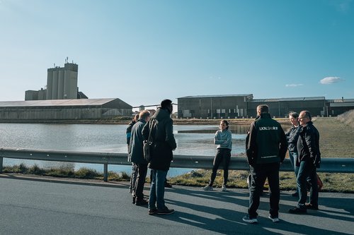 Gruppenbild am Büsumer Hafen