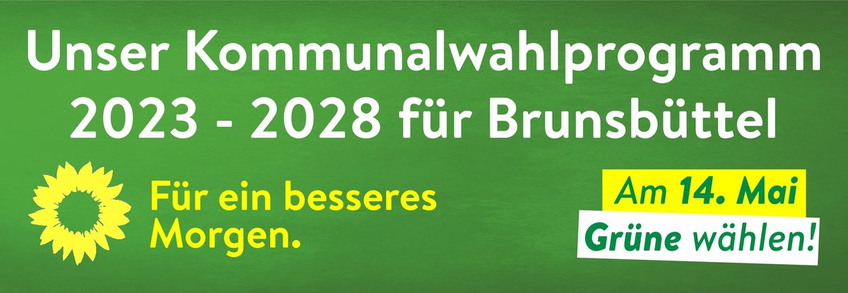 Kommunalwahlprogramm 2023 für Brunsbüttel