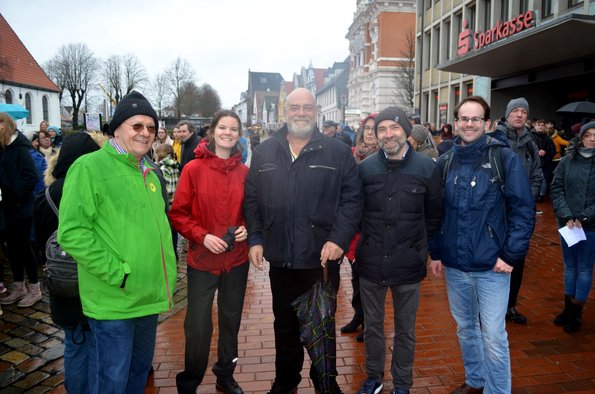 Heider Grüne bei der Demo