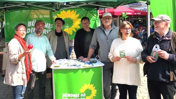 Infostand in Heide