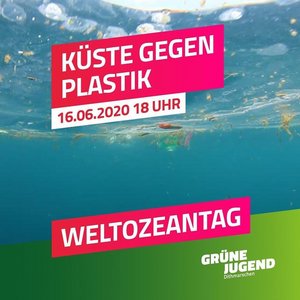 Text: Küste gegen Plastik