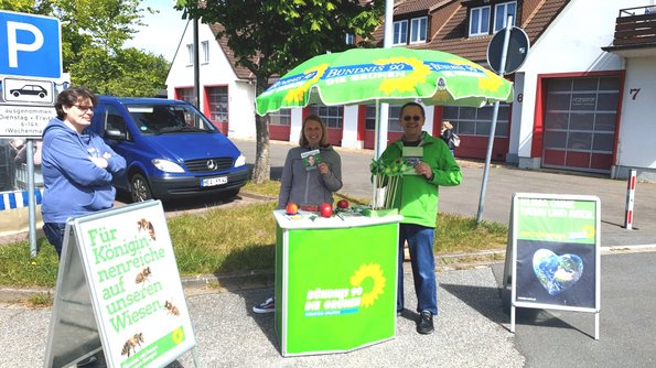 Infostand in Büsum