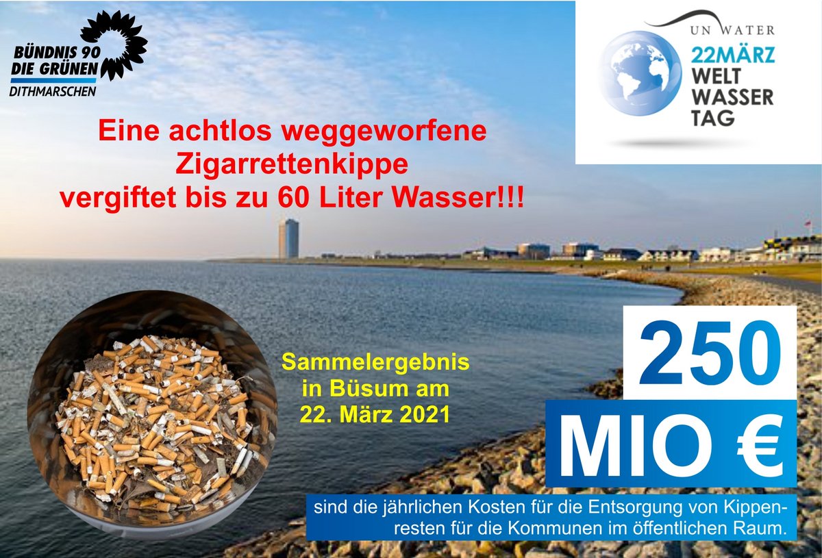 Sammelergebnis am 22. März 2021 in Büsum