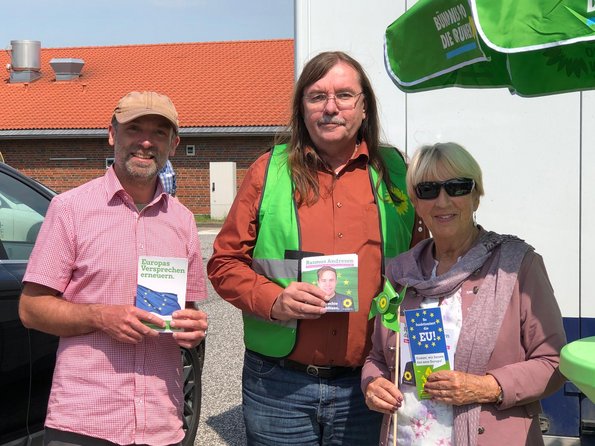 Infostand in Albersdorf