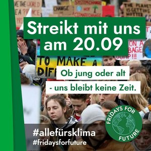 20. September 2019 Fridays for Future 13 Uhr in Heide