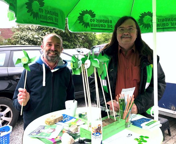 Infostand in Albersdorf