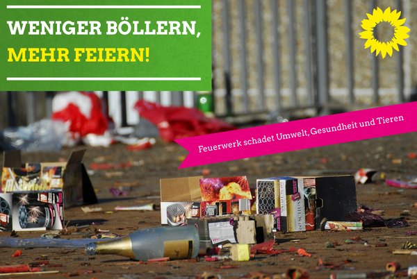 Weniger böllern - mehr feiern