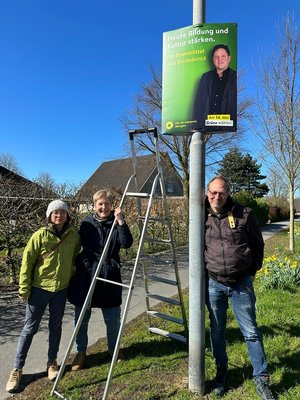 Plakate aufhängen in Brunsbüttel