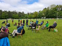 Grüne Wahlversammlung im Husumer Friesenstadion