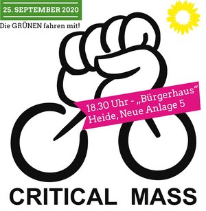 Critical Mass 25.09.2020 in Heide 18.30 Uhr Bürgerhaus