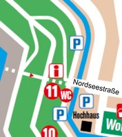 Karte Strandaufgang 11