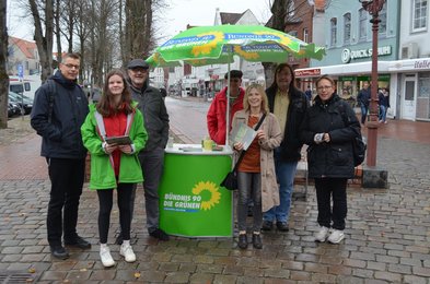 10. November 2018 Infostand in Heide