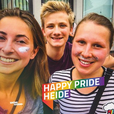 Grüne Jugend beim 1. CSD in Heide