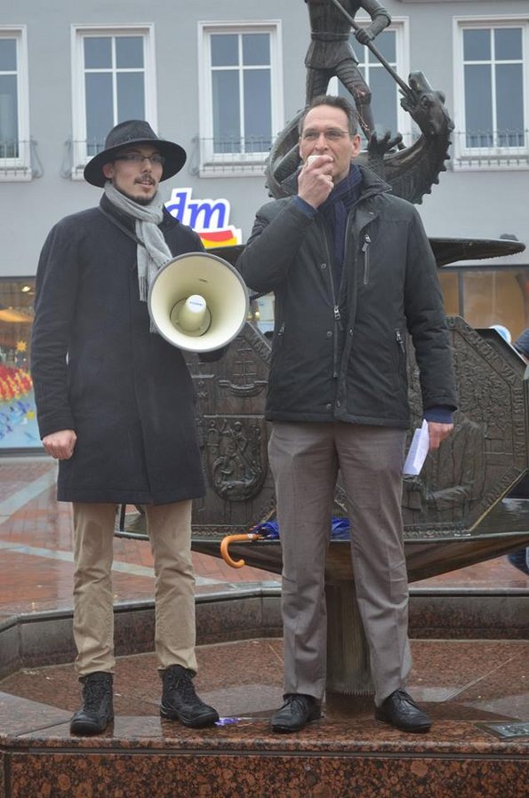 James Leon Meyer Grüne Jugend und Oliver Schmidt-Gutzat