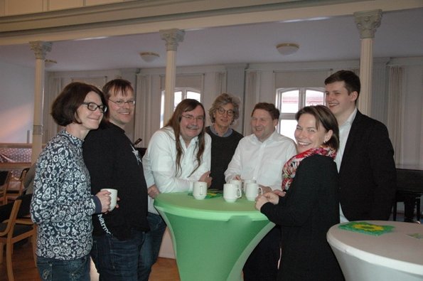 Intensive Gespräche beim Neujahrsempfang mit dem Brunsbüttelerintensive Gespräche beim Neujahrsempfang